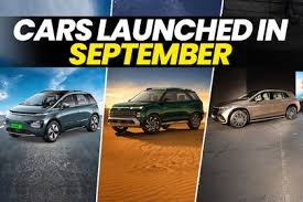 Cars Launched in September 2025
